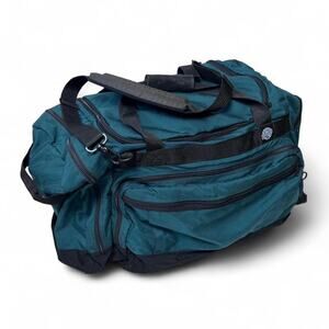 Eagle Creek 90s Vintage Duffel Travel Bag Teal Blue Green Nylon Made USA XL
